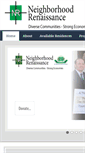 Mobile Screenshot of neighborhoodrenaissance.org